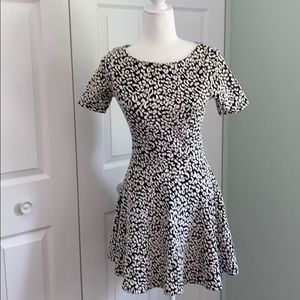 Guess brand mini dress with cute open back size XS